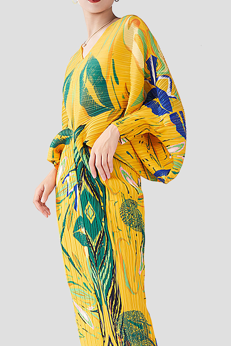 Pleats Please Issey Miyake Style Dress