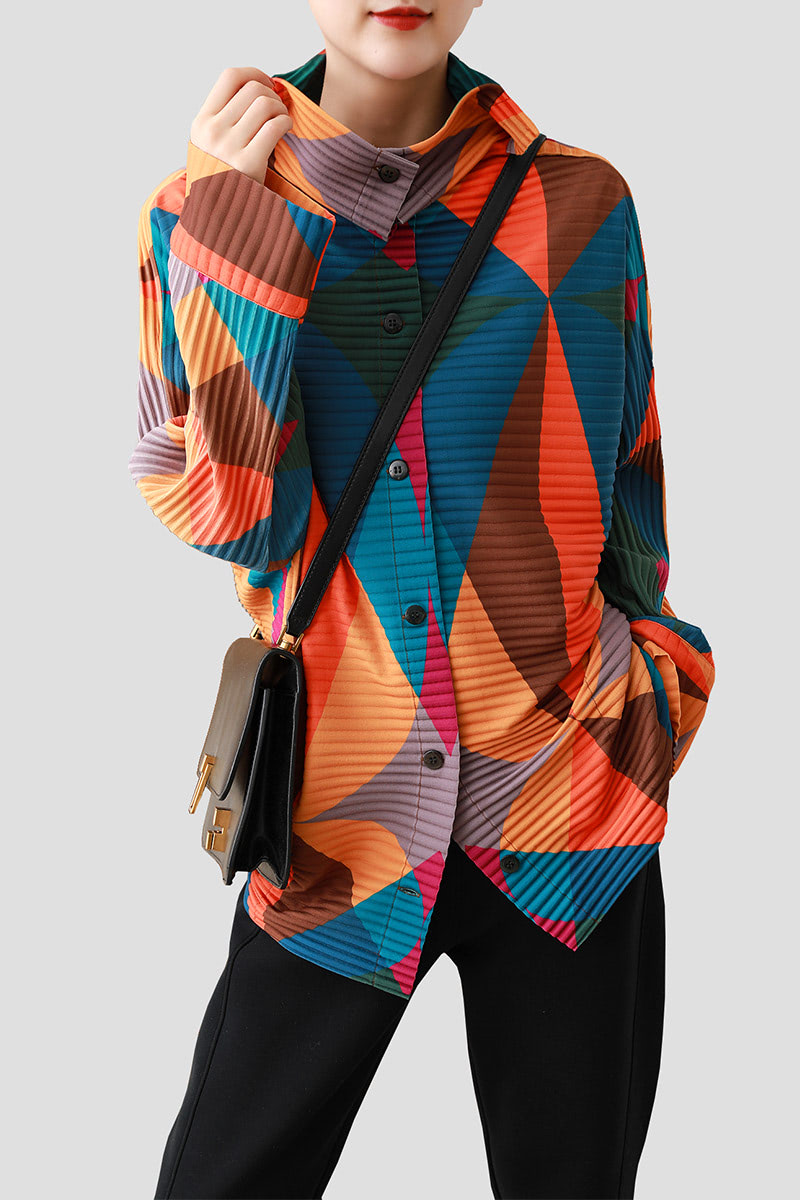 Issey Miyake Style Long Sleeve Jacket