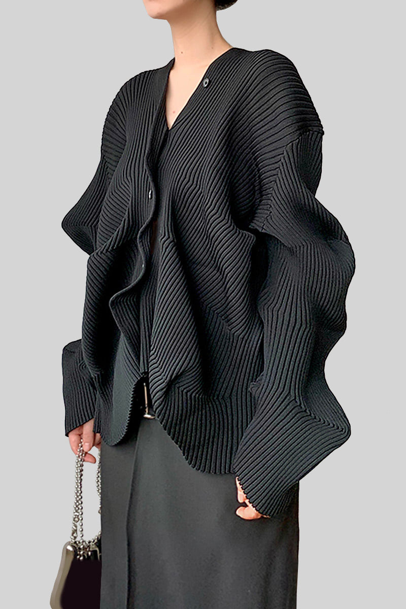 Issey Miyake Style V-Neck Jacket