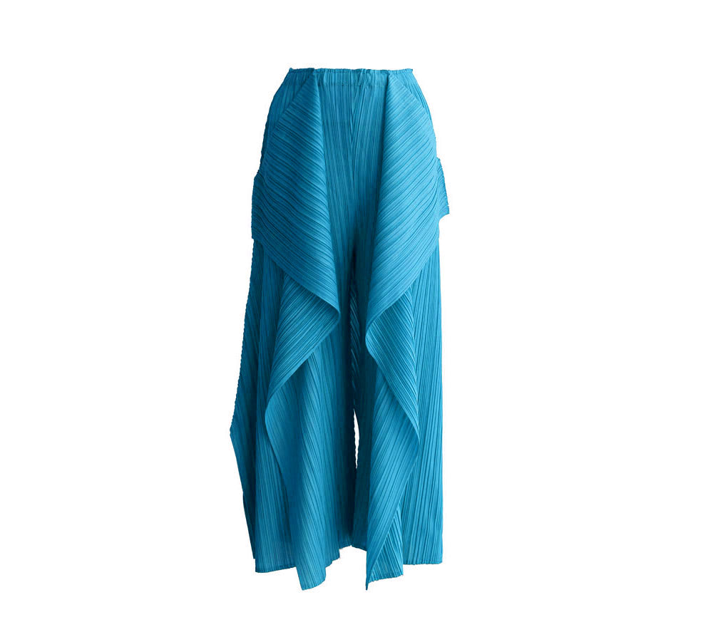 Pleats Wavy Pants